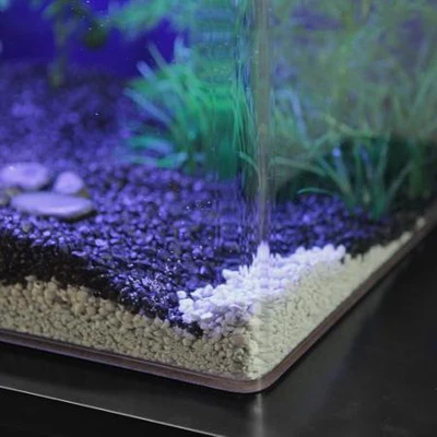 Clear for Life Rectangle 55 Gallon Acrylic Aquarium - Fresh or Saltwater - close view